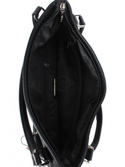 Сумка женская иск/кожа+нат/замша GT-MAQ 63109GY, 1отд+карм/пер, черный SALE 202555 - Adelia фото 8