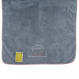 Полотенце из микрофибры Счастливчик 70х140см, полиэстер 100%, с вышивкой Be happy, голубой (Китай) - Домашняя мода фото 3