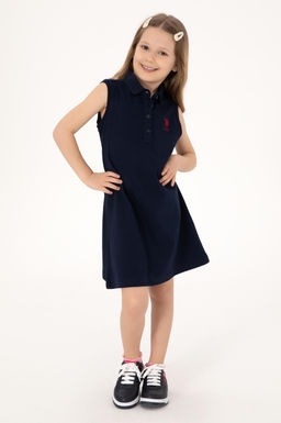 K_z _ocuk Lacivert _rme Elbise Sepette S_rpriz _ndirim - U.s. polo assn фото 4