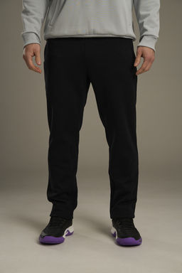 Брюки трикотажные утепленные Черный