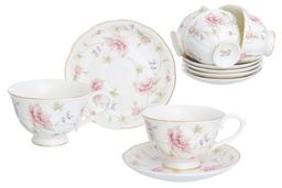 Чайн. набор 12 пр. 250 мл Диана чашка на ножке - Elan gallery фото 4