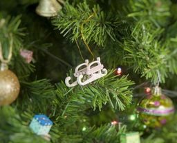 Елочные игрушки: Санки малые 3015 Classic