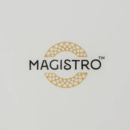 Набор кружек фарфоровых Magistro «Бланш», 2 предмета: 400 мл, цвет белый