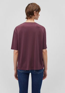 TENCEL TM Mor Modal Basic Tisort - Mavi фото 4