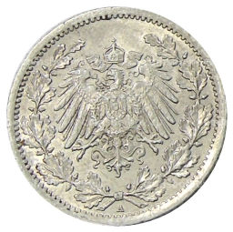 1/2 марки 1914 года A Германия