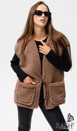 Жилет "Тедди" капучино Цвет:как на фото