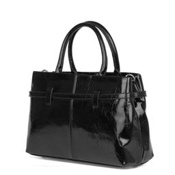 HW-9823 black, Женская кожаная сумка, Barcelo Biagi