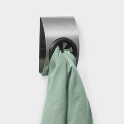 Цена за 2 шт. Крючок - держатель самоклеящийся SAVANNA Chrome Loft, для салфеток и полотенец, металл, 385 см, хромированный  фото 5