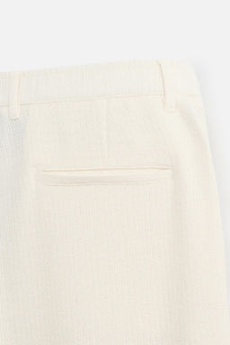TEXTURED CHINO TROUSERS - Zara фото 18