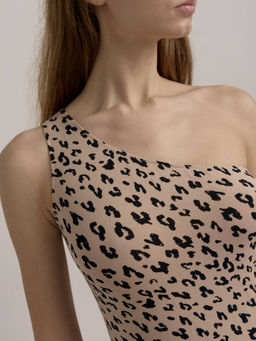 CONTE LBD 2507 Боди женское beige-black leo - Conte elegant фото 4