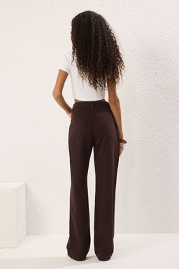 TRENDYOLMILLA Mavi Yuksek Bel Wide Leg Jeans TWOSS22JE0242  фото 32
