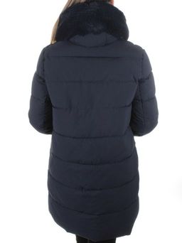 228 DK. BLUE Пальто женское зимнее Wisbeer