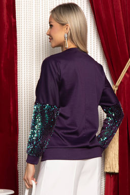 Джемпер Майло (сливовый) Б14774-45М - Lt collection фото 10