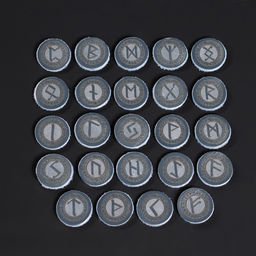 Руны для гадания «Скандинавские», 25 шт., кожа