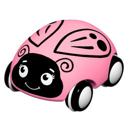 Стеллар. Машинка для малышей арт.02610 "Розовый жучок"