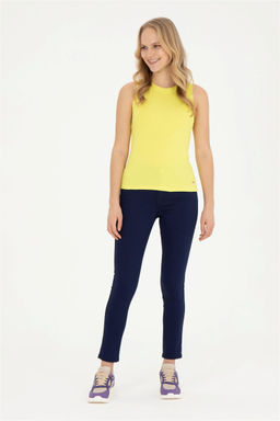 Женская фисташково-зеленая футболка - U.s. polo assn фото 4