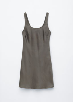 Minivestido lencero de sat?n