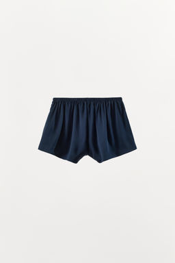 SHORTS SEDA 100% / Marino / Blanco - Zara фото 6