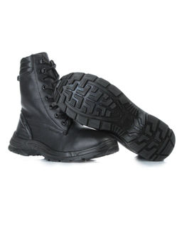 05-9003 BLACK Ботинки зимние мужские (искусственная кожа, искусственный мех)