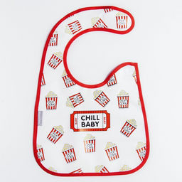 Нагрудник для кормления M&B «Chill baby» непромокаемый на липучке, с карманом