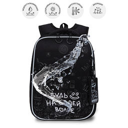 RAw-695-6 Рюкзак школьный с картхолдером на держателе - Grizzly фото 23