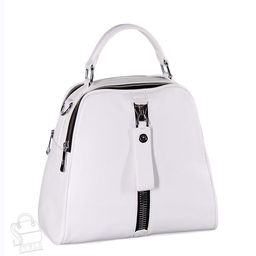 Рюкзак женский кожаный 99451 white Velina Fabbiano-Safenta/30 в Новосибирске