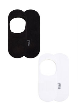 2li Siyah Beyaz Babet Corab? Seti - Mavi фото 8