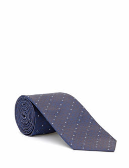 Коричневый шелковый галстук - Cacharel фото 2