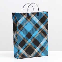 Цена за 10 шт. Пакет «Шотландские мотивы», мягкий пластик, 42×32 см, 120 мкм