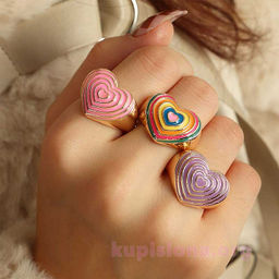 Кольцо Big heart