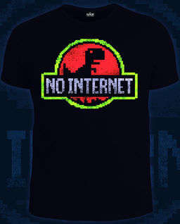Футболка мужская NO INTERNET - Good фото 3