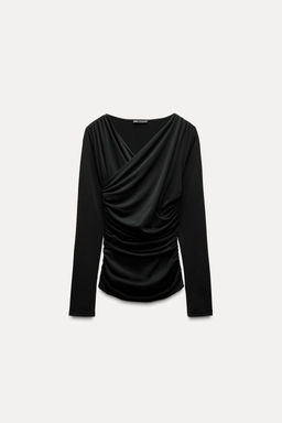 DRAPED TOP - Zara фото 15