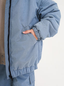 Куртка-бомбер VELUR, деним - Inzibe фото 4