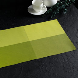 Цена за 12 шт. Салфетка сервировочная на стол Настроение, 4530 см, цвет зелёный - Simaland фото 7