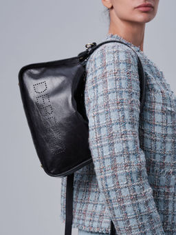 Сумка кожаная на плечо Deboro 30790 винтаж/дипвайтер