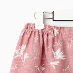 Полотенце - парео для бани «Этель. Лилия», 80×144 см, хлопок 100%, розовое