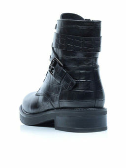 01-CH8361-21B100M BLACK Ботинки демисезонные (натуральная кожа, байка)