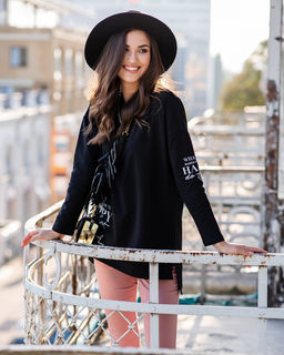 Лонгслив из футера с печатью LPP005 - Sahar art lab фото 2