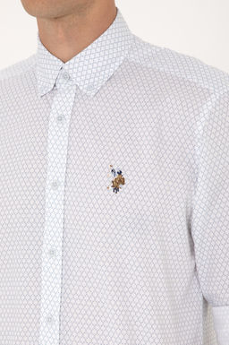 Erkek Mavi Uzun Kollu G_mlek - U.s. polo assn фото 7