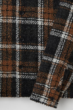 Sobrecamisa en mezcla de lana - H&m фото 8