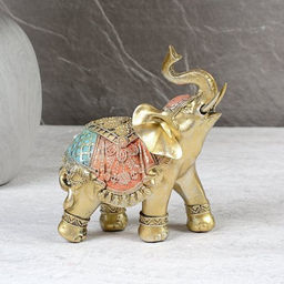 Статуэтка Слон 12,6х6х14 см / 202134-7 /уп 60/ - Галеонтрейд фото 2