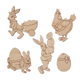 Заготовка для декорирования Mr. Carving ВД-1161 Мини набор фанера 0.3 см Пасхальный 1 (2х5см.)