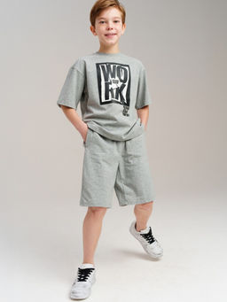 12511125 Комплект для мальчиков: фуфайка (футболка), шорты