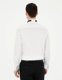 Beyaz Slim Fit Smokin G_mlek