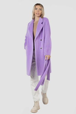 Пальто женское демисезонное (пояс) - El podio фото 9