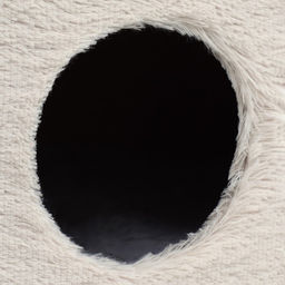 Домик для кошек с когтеточкой, с овальной полкой, 54 х 34 х 80 см, пушистый мех, джут, серый - Пижон фото 7