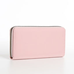 Кошелёк женский, четрые отделения, на молнии, розовый