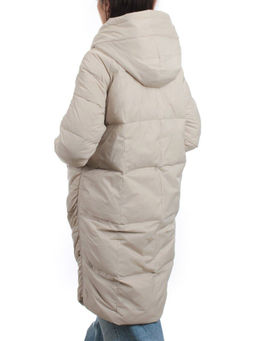 3064 LT. BEIGE Пуховик зимний женский (80% пух, 20% перо)