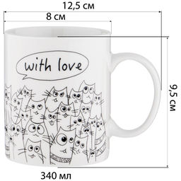 КРУЖКА LEFARD КОТОМАНИЯ 340 МЛ  фото 3
