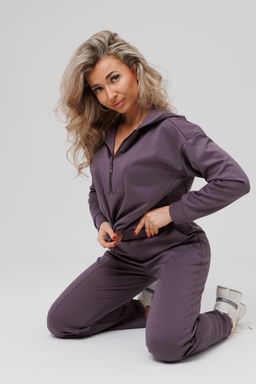 Костюм спортивный без начеса на молнии 43065